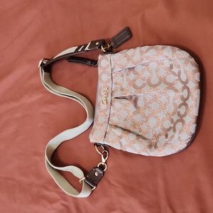 Coach Mini Bucket Bag In Signature Jacquard And Coach Patch